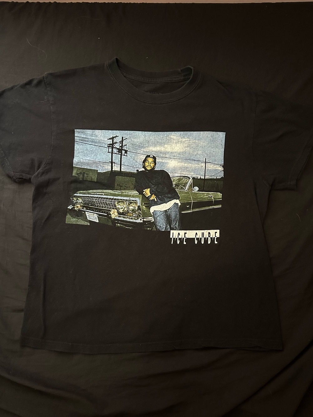 Ice Cube Black Graphic Tee  - Men’s Casual Shirt